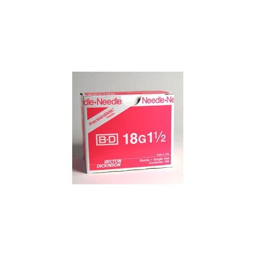 BD PrecisionGlide™ Short Bevel Hypodermic Needle 18G x 1-1/2 - 305199 –  Medsitis