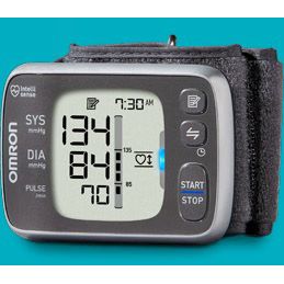 Omron 7 Series Wireless Bluetooth Wrist Blood Pressure Monitor (Model  BP654) 