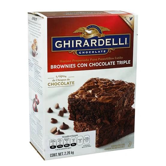 Ghirardelli Triple Chocolate Brownie Mix, 4 Batches