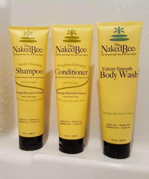 Shampoo Conditioner Body Wash Shower Set Bubbles Bath Body