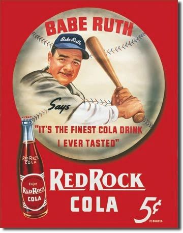 Babe Ruth Red Rock Cola