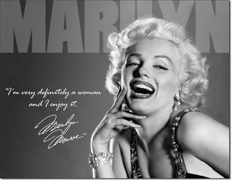 Marilyn Monroe Metal Sign