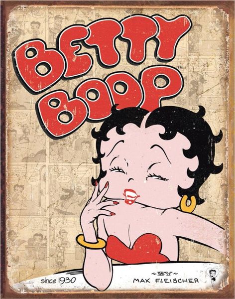 Betty Boop Vintage Metal Sign