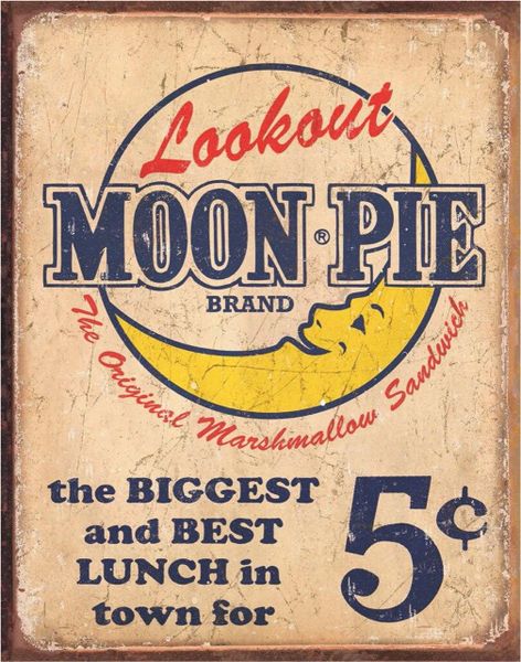 Moon Pie 5-Cents Vintage Metal Sign