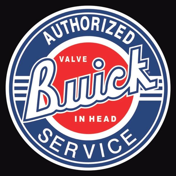 Buick Authorized Service Vintage Metal Sign