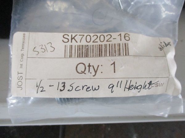 Jost 16 Set Screw No Tilt SK70202-16 (Bag of 2)