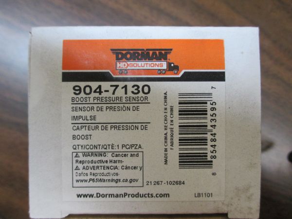 Dorman Boost Pressure Sensor 904-7130 (2897334CUM)