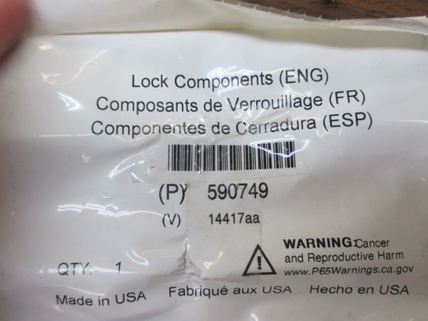 Paccar Lock Component 590749 (shaft-lock)