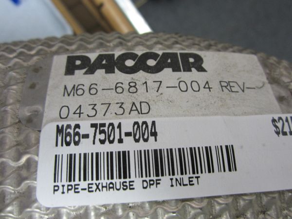 PACCAR Exhaust Pipe M66-6817-004/M66-7501-004