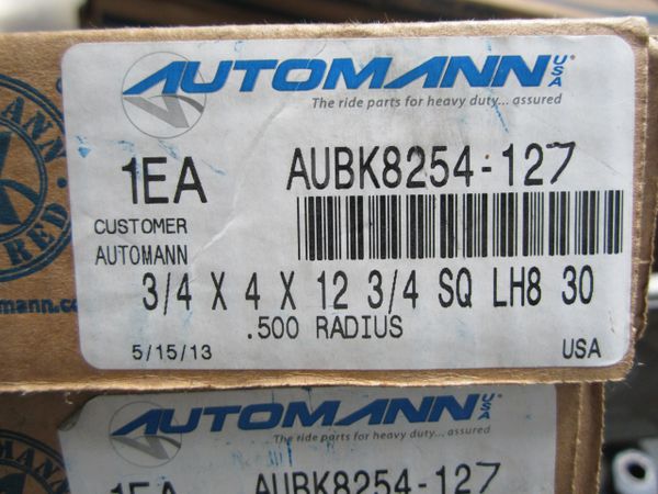 U Bolt Kit 3/4"x4"x12-7/8" (K241-296) AUBK8254-127