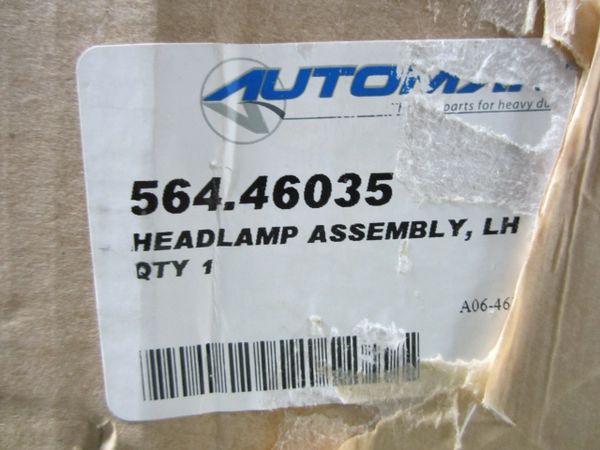Headlamp Assembly LH Columbia Freightliner (564.46035/a064610800/a0675737004)