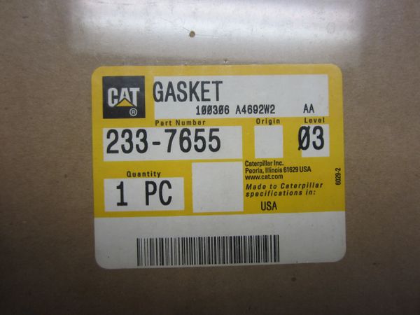 GENUINE CAT CATERPILLAR  233-7655 GASKET