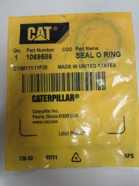 Caterpillar Seal O Ring (1069586)