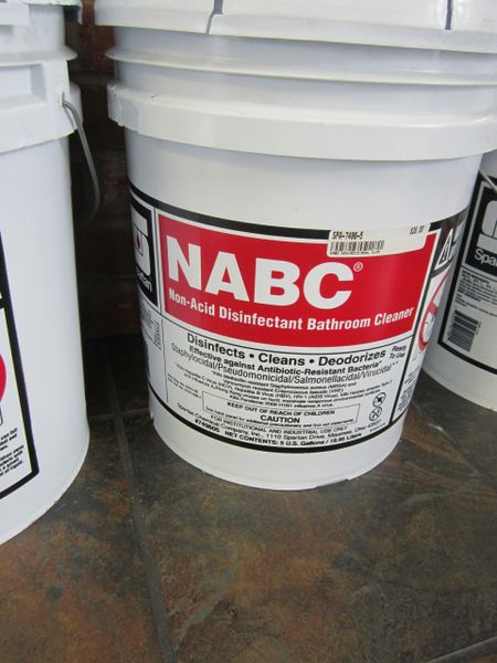 NABC Non-Acid Disenfectant Bathroom Cleaner SPA-7496