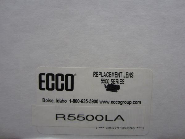Ecco 5500 Series Replacement Amber Lens R5500LA