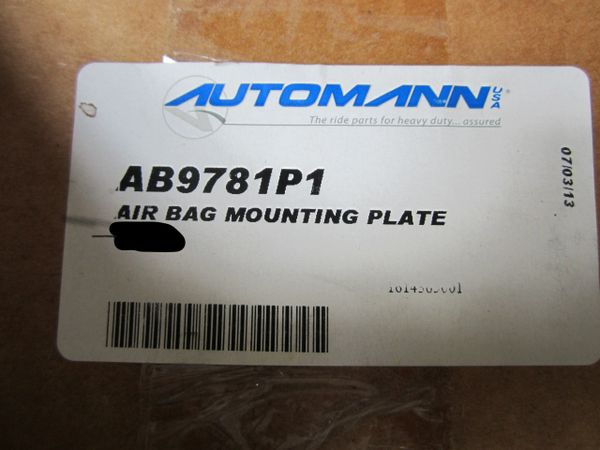 Air Bag Mounting Plate FL (AB9781P1/1614365001)