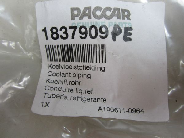 PACCAR 1837909PE Coolant Piping