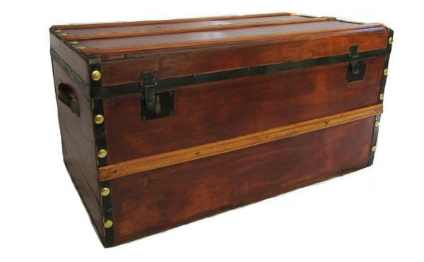 Louis Vuitton Monogram Carriage Trunk, Antique Trunk Restoration & Design  RANDALL BARBERA