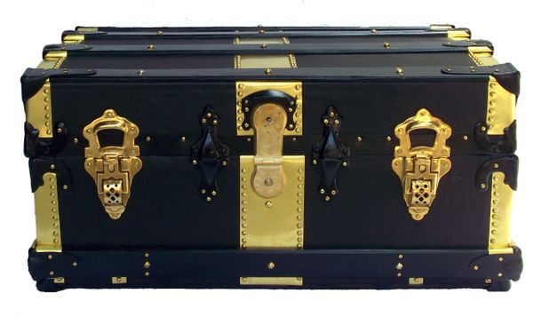 Custom Build Steamer Trunk 2019  Randall Barbera Antique Trunk Restoration  and Design