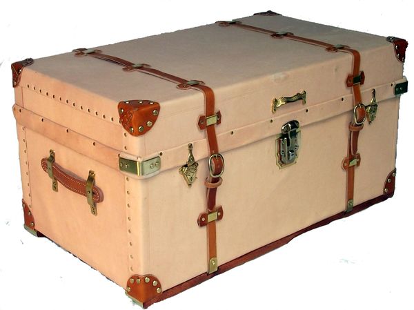 Custom Build Steamer Trunk 2019  Randall Barbera Antique Trunk Restoration  and Design