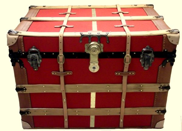 Louis Vuitton Monogram Carriage Trunk, Antique Trunk Restoration & Design  RANDALL BARBERA