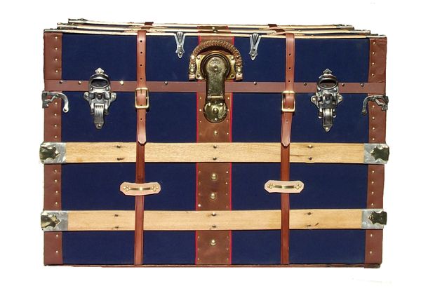 Louis Vuitton Monogram Carriage Trunk, Antique Trunk Restoration & Design  RANDALL BARBERA