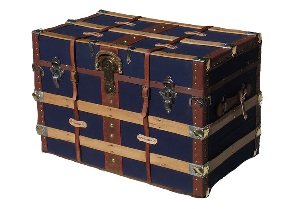 Louis Vuitton TRIBUTE Steamer Trunk  Randall Barbera Antique Trunk  Restoration and Design