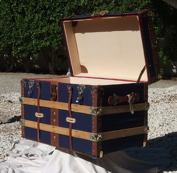 Louis Vuitton Monogram Carriage Trunk, Antique Trunk Restoration & Design  RANDALL BARBERA