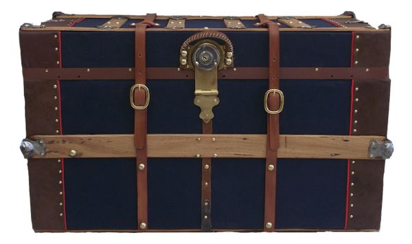 Custom Build Steamer Trunk 2019  Randall Barbera Antique Trunk Restoration  and Design