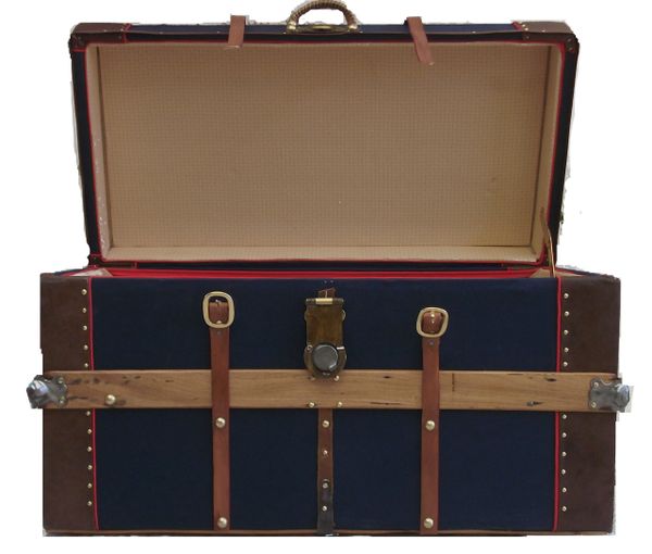 Louis Vuitton TRIBUTE Steamer Trunk  Randall Barbera Antique Trunk  Restoration and Design