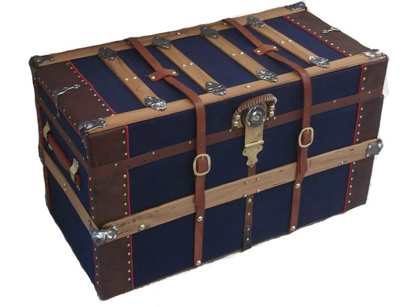 Louis Vuitton TRIBUTE Steamer Trunk  Randall Barbera Antique Trunk  Restoration and Design