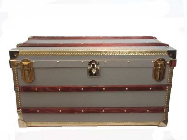 Custom Build Steamer Trunk 2019  Randall Barbera Antique Trunk Restoration  and Design