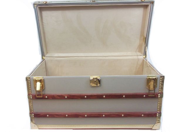 Louis Vuitton TRIBUTE Steamer Trunk  Randall Barbera Antique Trunk  Restoration and Design