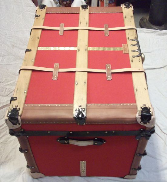 Louis Vuitton Monogram Carriage Trunk, Antique Trunk Restoration & Design  RANDALL BARBERA