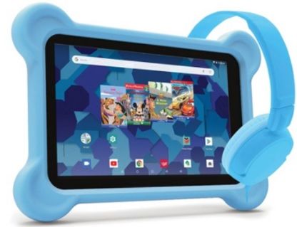8.6" RCA Android Tablet Bundle (8″ Tablet, Audio Books, Bumper Case, Headphones) – Disney Edition (Blue)