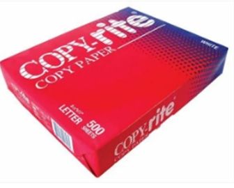 A pack of 500 sheets Printing/Copy Paper (Legal 8.5" X 14")