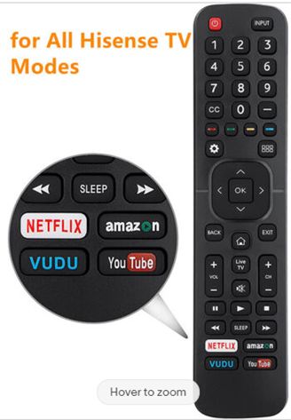 Hisense -TV-Remote (Universal Remote Control for All Hisense Smart TV)