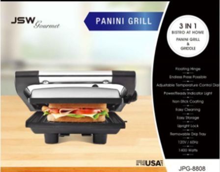 JSW Panini Grill (3 in 1
