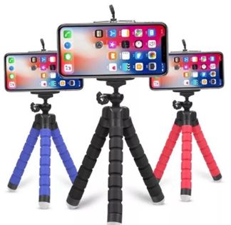 Adjustable Cell Phone Holder Flexible Octopus Tripod Bracket Selfie Stand Mount