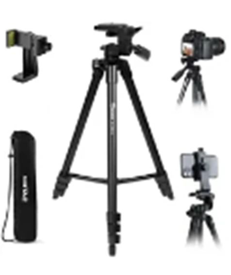 60" Tripods Stand for DSLR Camera & Cell Phones with Universal Mount