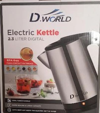 D. World Electric Kettle 2.3 Liter Digital