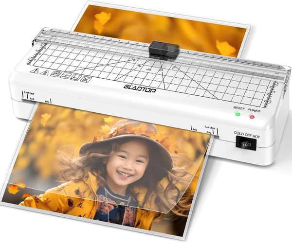 A4 Laminator Machine 70 s Ultra-Fast Warm Up 4-in-1 for Home Office School