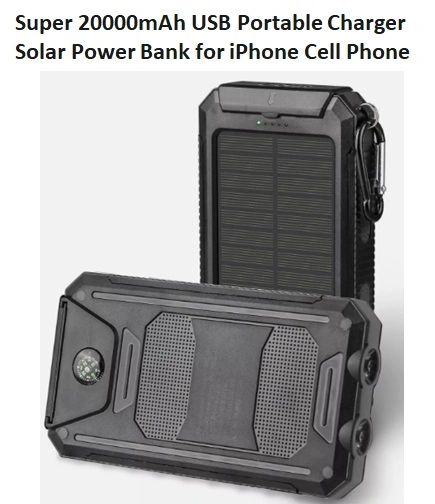 Power Bank - Super 20000mAh (Ruggedized & Waterproof)