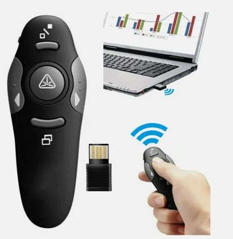 Power point Presentation Remote Wireless USB PPT Presenter Laser Pointer Clicker