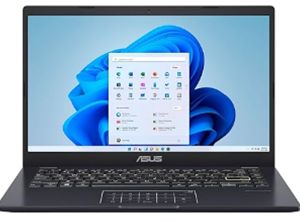 ASUS E410MA 14"" Laptop Computer Intel Celeron N4020 1.1GHz Processor; 4GB DDR4 Onboard RAM; 64GB eMMC Storage; Intel UHD Graphics 600, E410MA-TB.CL464