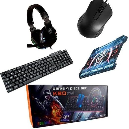 K70 Gaming Combo (4 Piece Set) Compatible With PS4, Xbox One, PCs