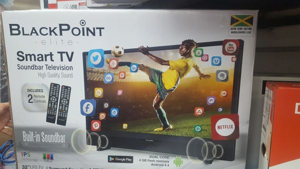 Blackpoint 32" Smart TV with Sound Bar
