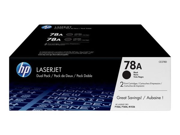 HP 78A - 2-pack - black