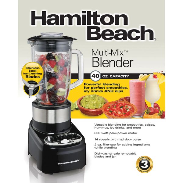 Hamilton Beach 14 Speed Blender (Glass)