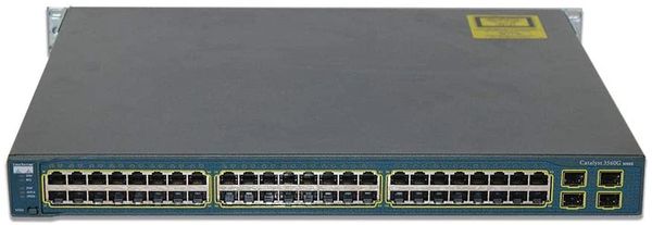 WS-C2960-48TT-L - Cisco Catalyst 2960-48TT 48 x 10/100 + 2 x 10/100/1000 Port Rack-Mountable Ethernet Switch